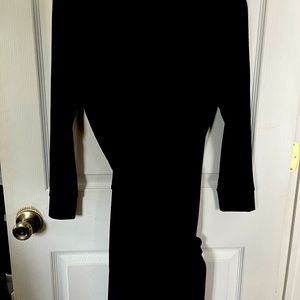 The famous Diane Von Furstenburg wrap dress in navy blue - jersey material